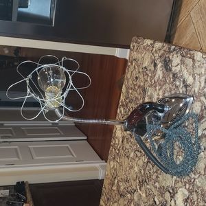 Handmaid vintage bakelite iron lamp